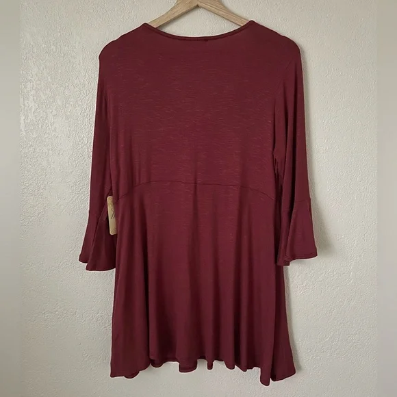 NWT Misia Tie Front Tunic - Picture 2 of 7